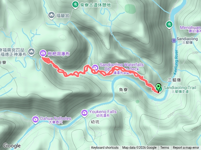 三貂嶺瀑布步道(第三瀑布折返）預覽圖