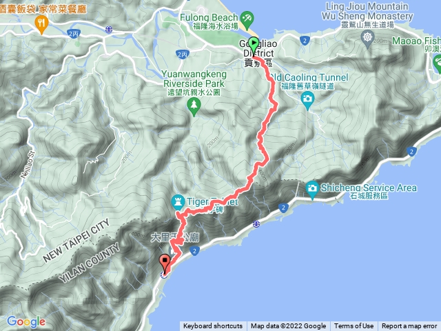 20220619龜媽坑古道東線+雪山尾稜南段+草嶺古道（福隆火車站～大里火車站）
