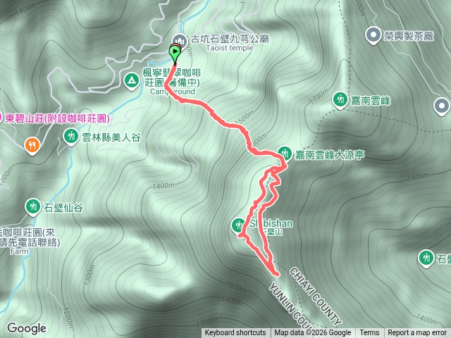 石壁山步道預覽圖