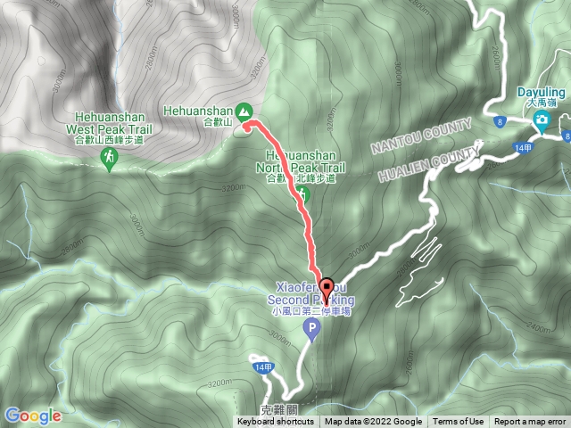 0314 合歡北峰（登頂休息1小時）