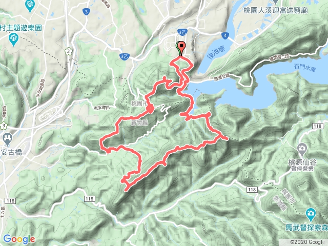 石門水庫14連峰