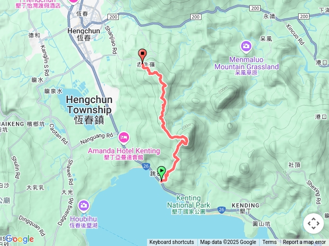 大山母山到赤牛嶺