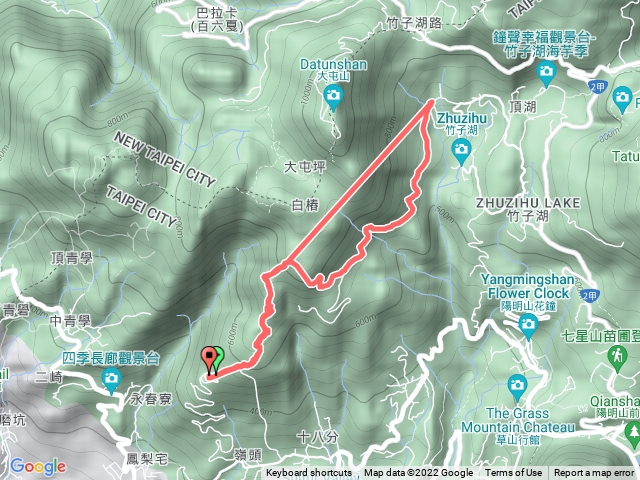 中正山來回竹子湖