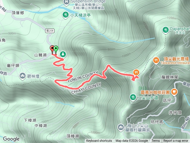 115年10月29日大炮二尖山預覽圖