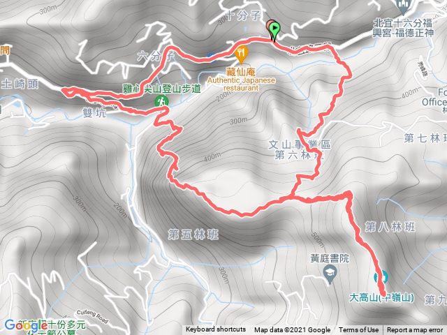 十分子古道上中嶺山雞心尖小O走