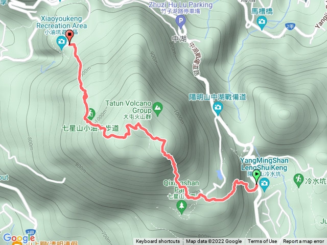 七星山主、東峰.2 冷水坑~小油坑
