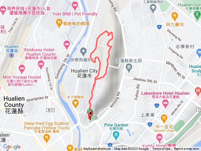 美崙山米老鼠O型路線