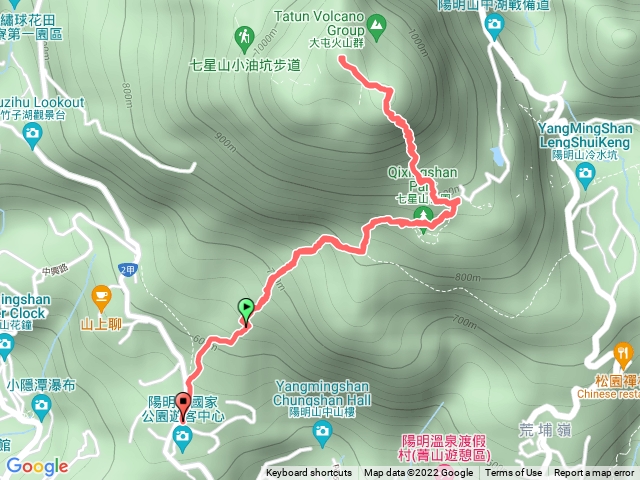 陽明山遊客中心.七星山主峰