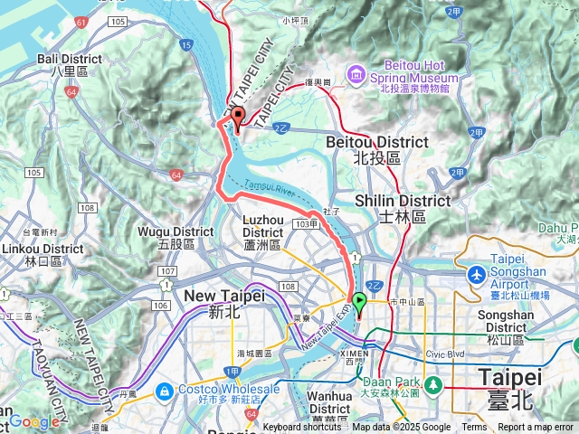 大橋頭-關渡碼頭（腳踏車）