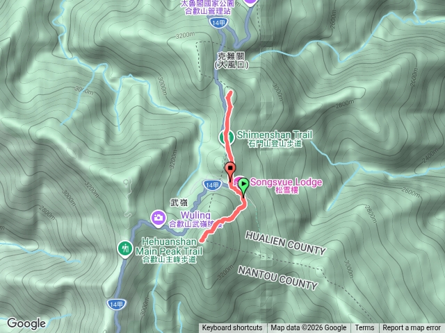 合歡東峰-石門山預覽圖