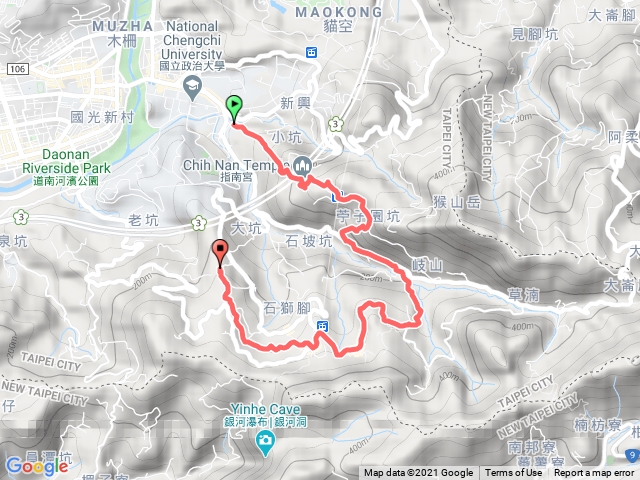 臺北大縱走 第七段 指南宮步道至貓空纜車站、樟山寺、飛龍步道