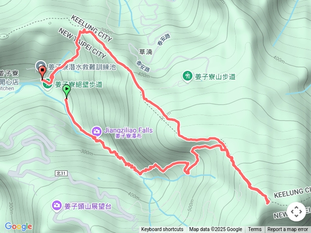 姜子寮絕壁步道➡️姜子寮瀑布➡️旗尾崙➡️姜子寮山小百岳#11⭕️繞