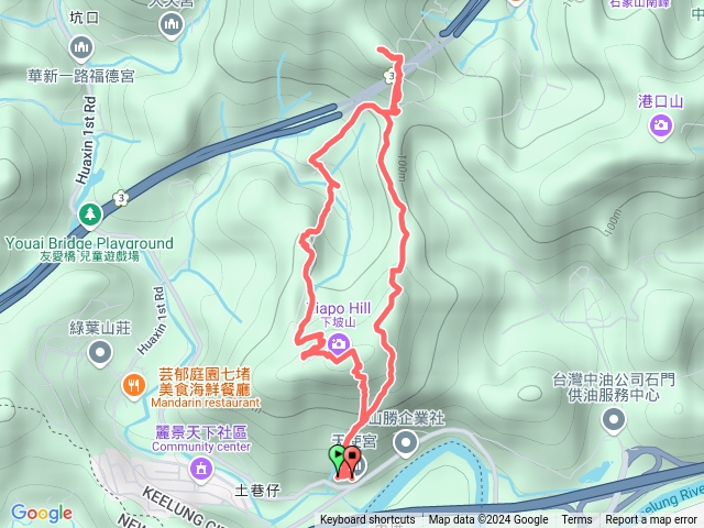 20240924七堵天使宮千年鐘乳石下坡山三合山分水嶺山O型