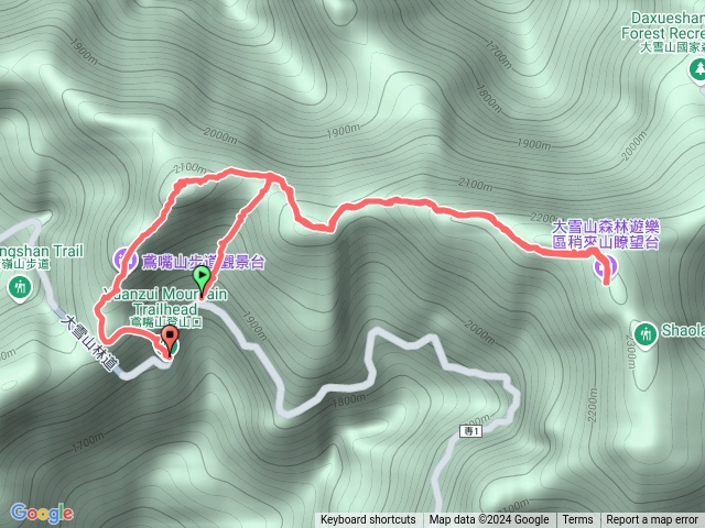 20241218捎來鳶嘴縱走