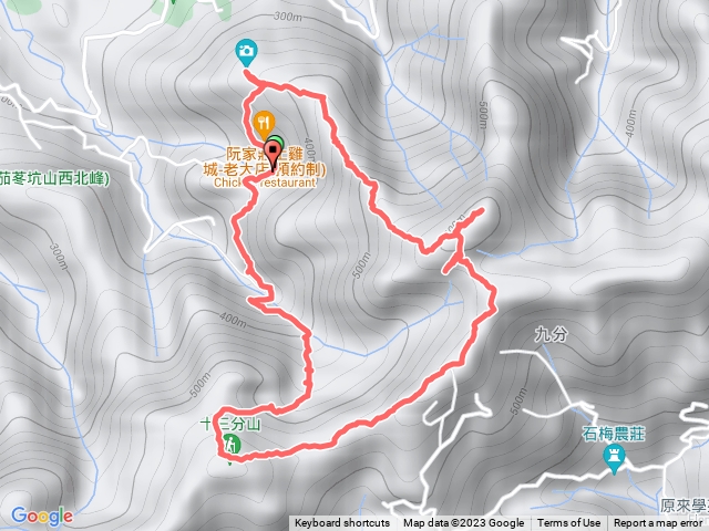 大溪金面山，13份山