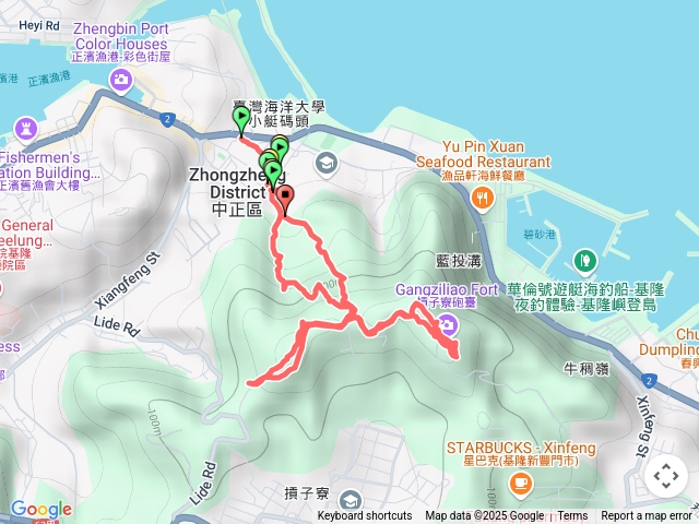 槓子寮砲台、槓子寮山步道(龍崗步道)