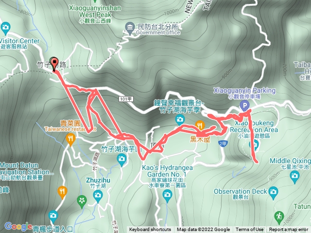 鞍部小油坑健行