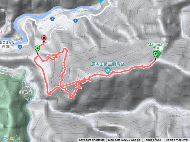 谷關七雄之馬崙山
