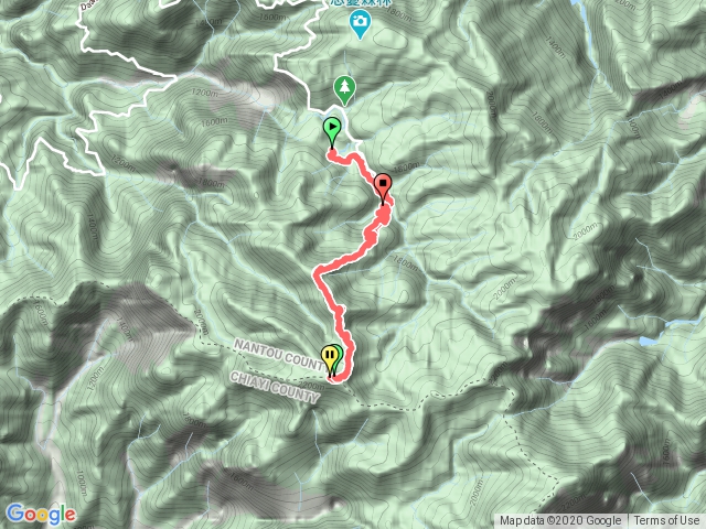 自然教育中心到鹿屈山回仁亭登山口