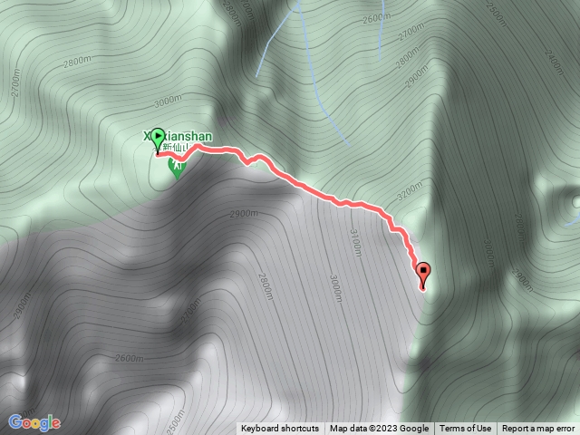 新康橫斷六日-D5-1新仙山營地輕裝來回新康山