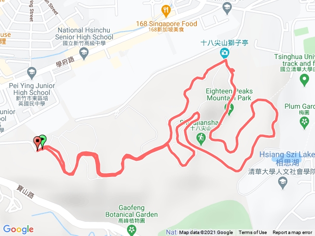 十八尖山 寶山口>博愛街口>變葉木>寶山口