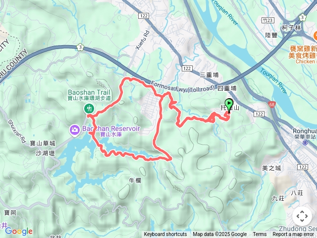 金福街-竹東圳-寶一水庫O型環狀線預覽圖