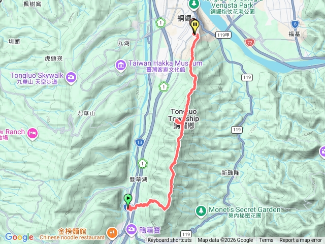 三員縱走（三義到銅鑼）