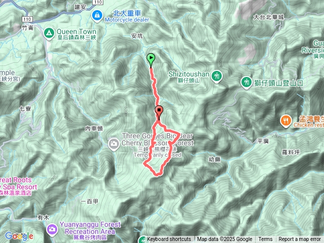 長城溪-竹坑山-竹坑山北峰P繞