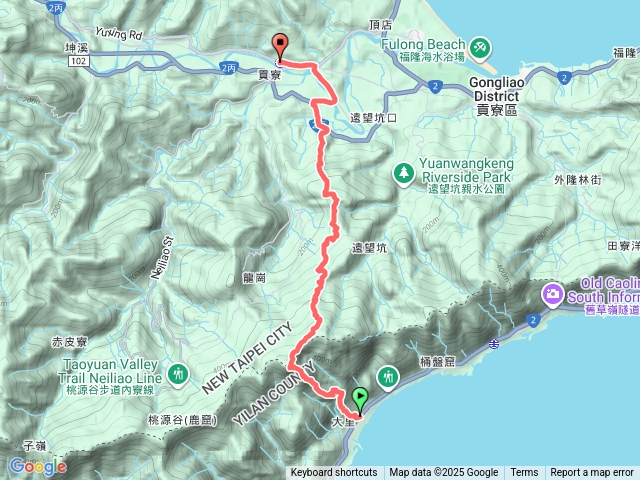 2025-09-08大里火車站吾居吳墅步道彎坑頭山望遠坑山回貢寮車站
