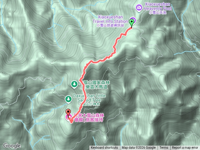 大雪山木馬道支線