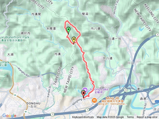 金龍湖翠湖內溝山老鷲山