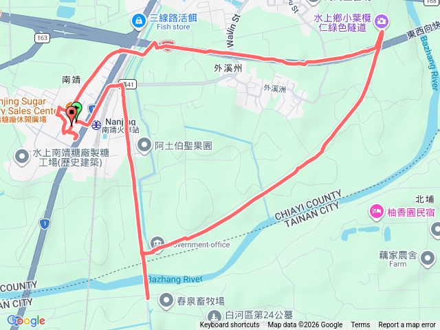 外溪州堤防步道