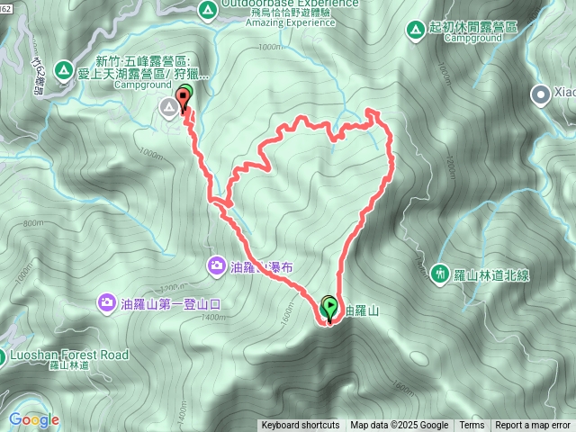 雲頂杉林-油羅山西北峰-油羅山（二上三下）