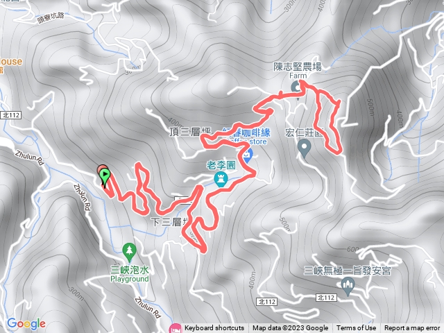 竹崙三層坪路-竹崙山基點
