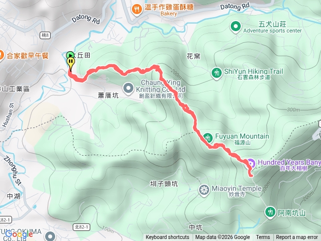 福源山到大榕樹
