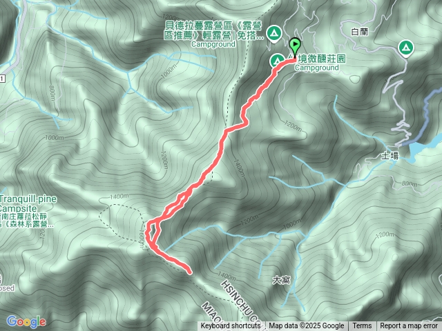 大窩山展望點來回