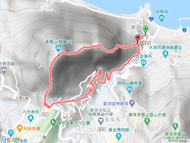 黃金一稜濂洞國小金剛岩雷霆峰基隆山公路回