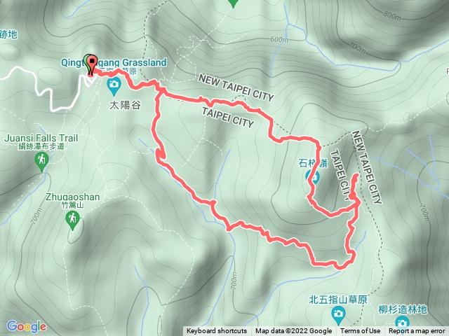 擎天崗、石梯嶺腰繞路、3096草原、石梯嶺