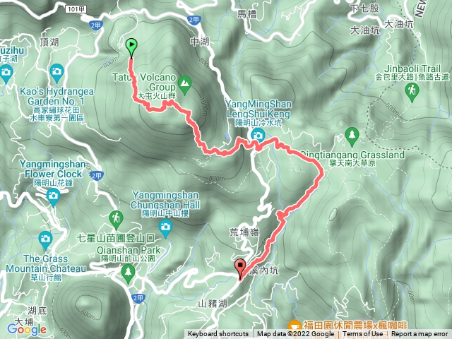 七星到涓絲瀑布