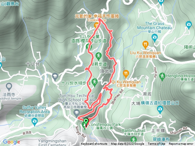 龍鳳谷公園 十八拐圳步道 風尾步道 東昇路