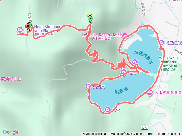 埔里虎頭山鯉魚潭步道