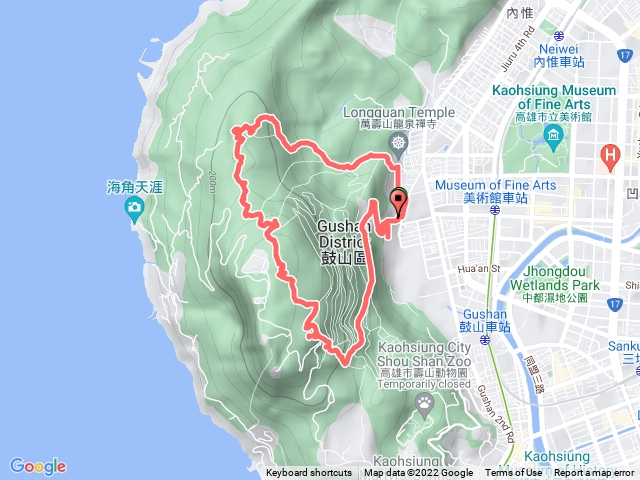 龍泉寺起登壽柴山大縱走