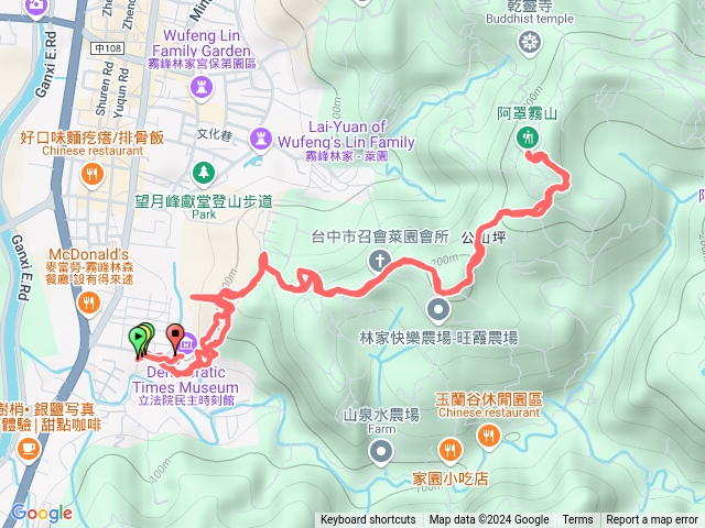 小百岳集起來阿罩霧山、中心瓏步道預覽圖