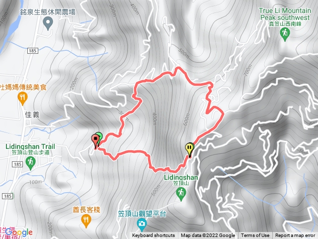 笠頂山3號登山口4號出