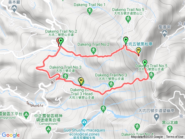 大坑步道二上三下