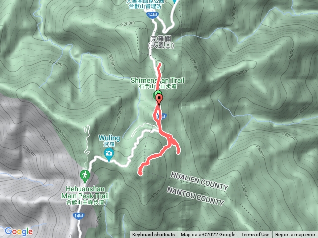 石門山 合歡尖山 合歡山東峰 奇萊山登山口 踢馬路回