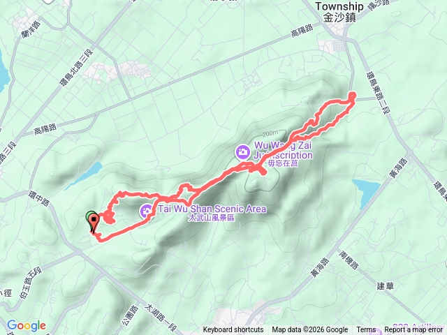 植物園→海印寺→屏東文康中心→羊角古道