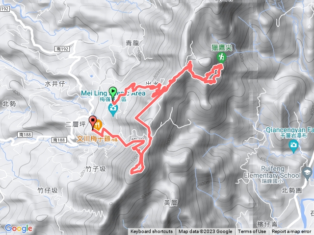 一線天獵鷹尖竹子尖