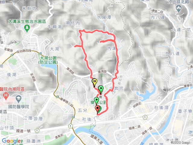 東湖安泰溪連內溝溪環線