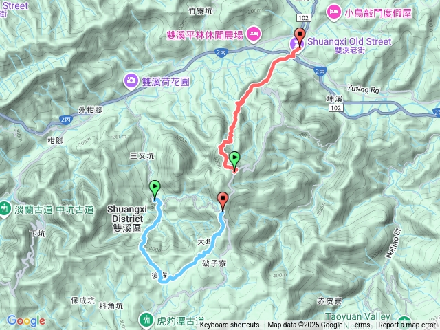 深庫佛寺-後寮仔嶺古道-後寮仔嶺-大樟嶺古道-大埤壩-大埤山-辭職嶺古道-苕谷坑山縱走